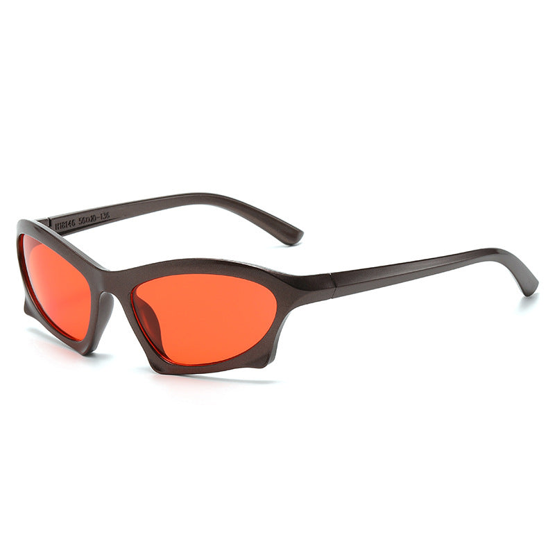 Damen modische Sonnenbrille mit innovativem, ergonomischem Rahmen Karnz