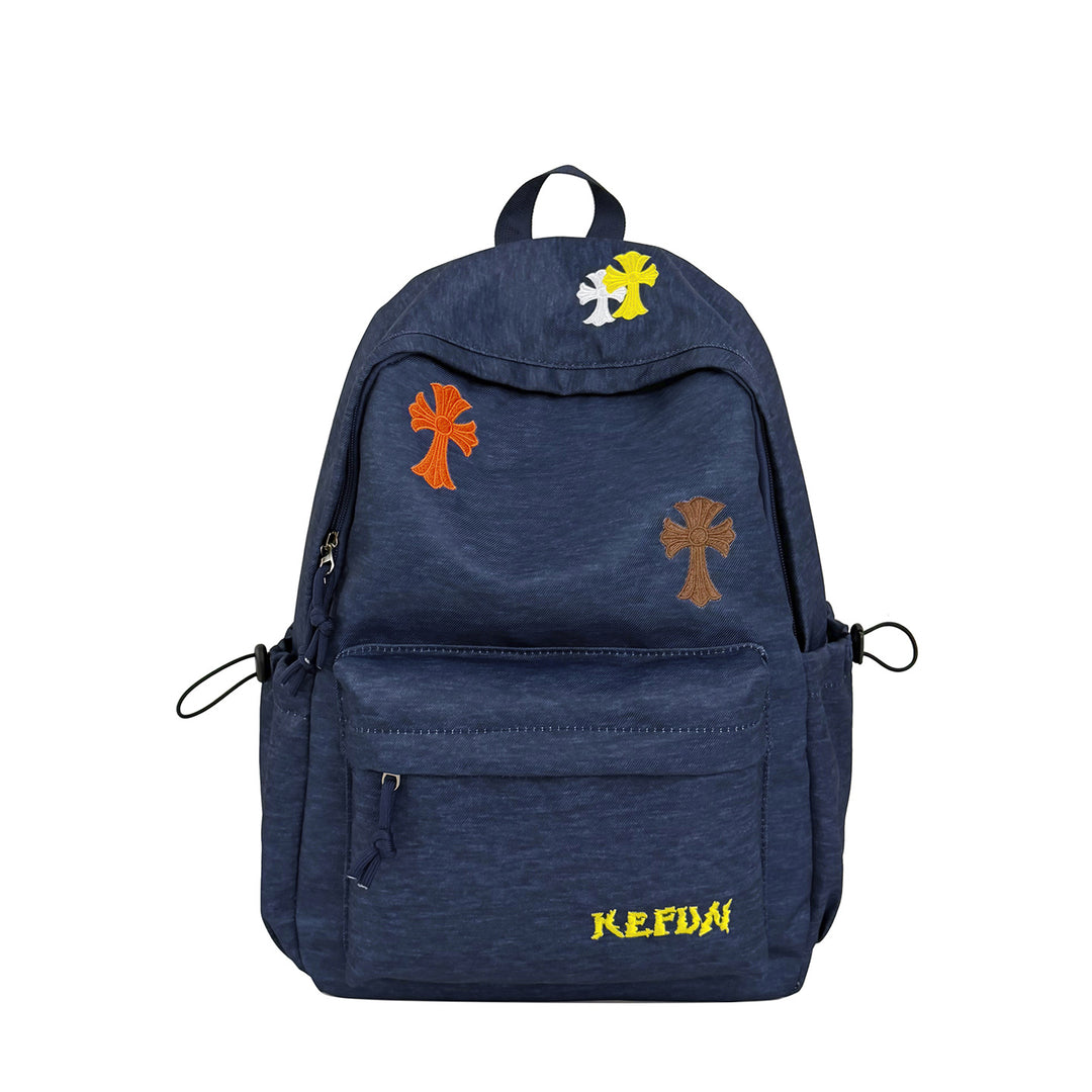 Lässiger gestickter Rucksack