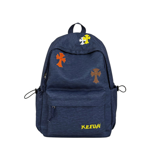 Lässiger gestickter Rucksack