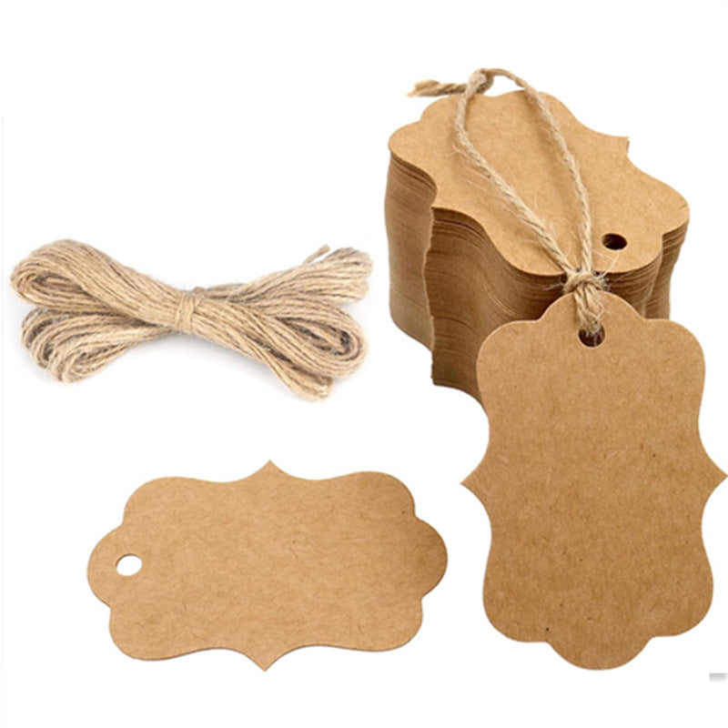 Umweltfreundliche Kraft-Geschenkanhänger Karnz