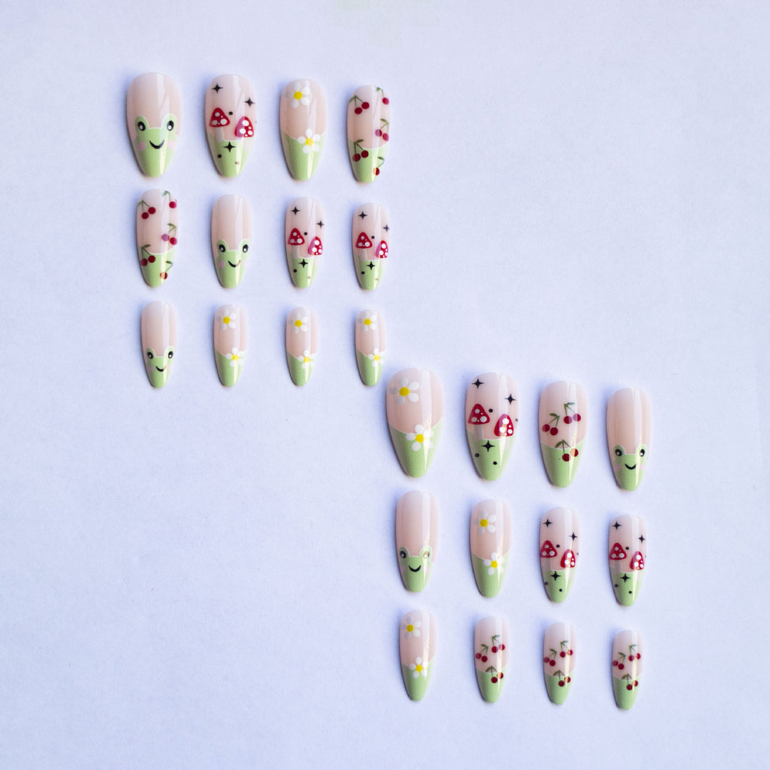 Künstlerisches Floral-Nagelkunst-Design-Kit  1790957892