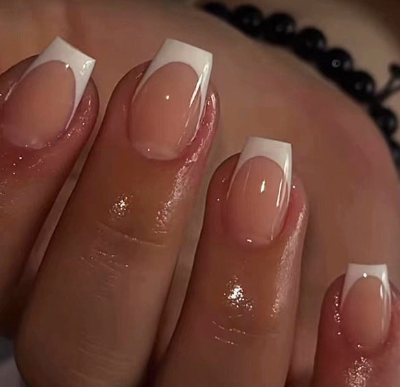 Chic Französische Tip Nagelverstärkungen Karnz