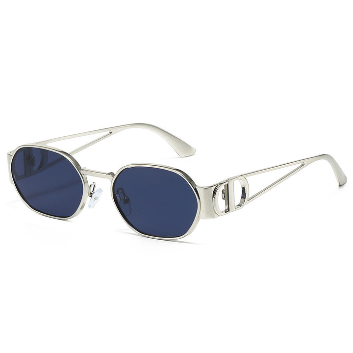 Moderne elegante ovale Sonnenbrillen Karnz