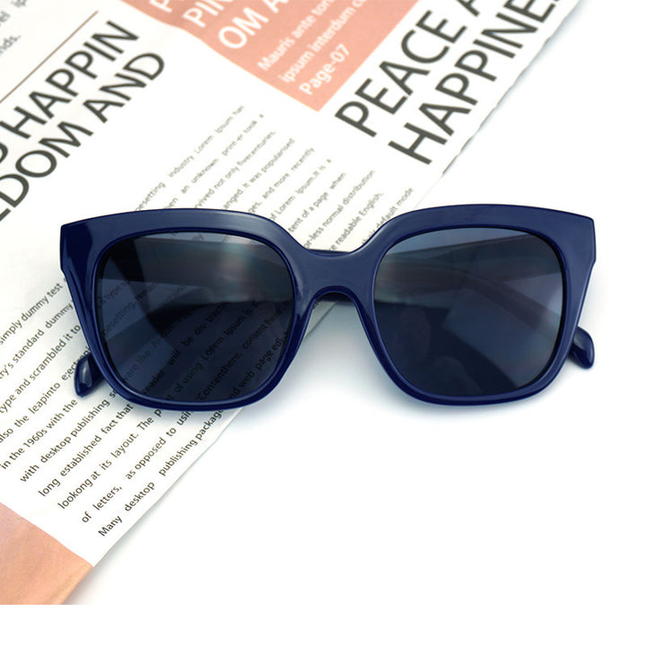 Damen Modische oversized Sonnenbrille mit markantem Rahmen Karnz