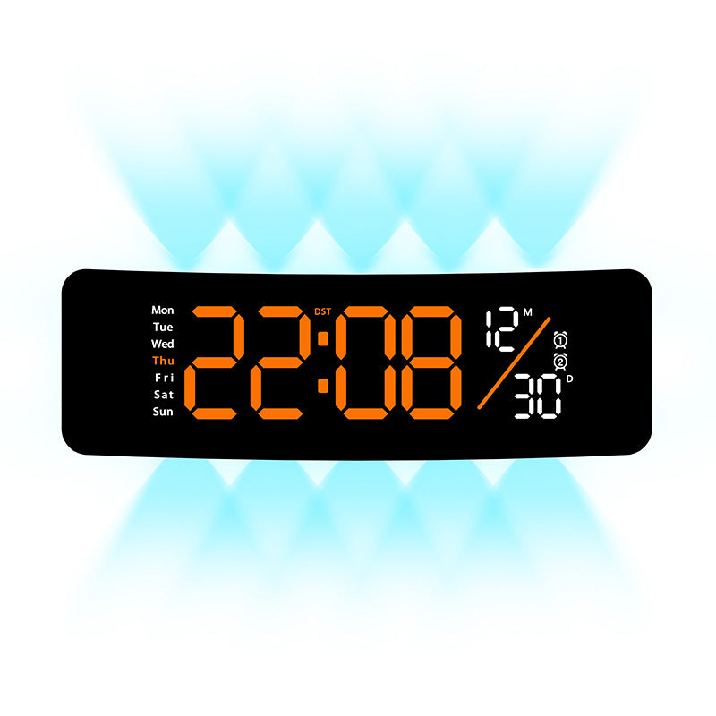 Digitaler Displaywecker mit Wochentagsanzeige und Temperatur Karnz