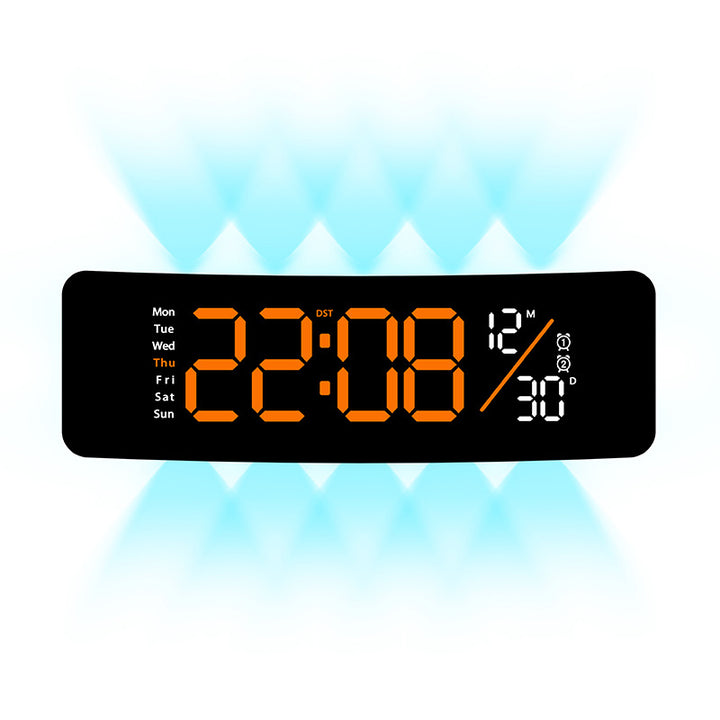 Digitaler Displaywecker mit Wochentagsanzeige und Temperatur Karnz