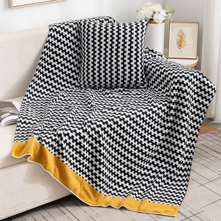 Gemütliche Strickdecke