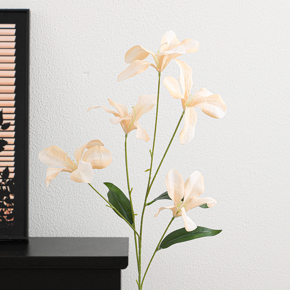 Künstlicher Orchideenblütenzweig mit filigranen Blüten Karnz