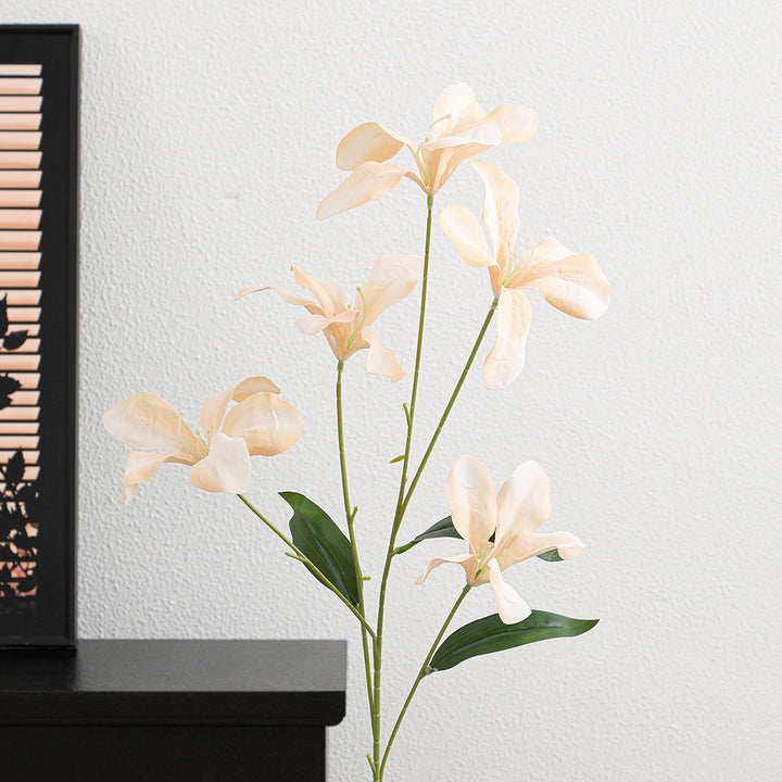 Künstlicher Orchideenblütenzweig mit filigranen Blüten Karnz