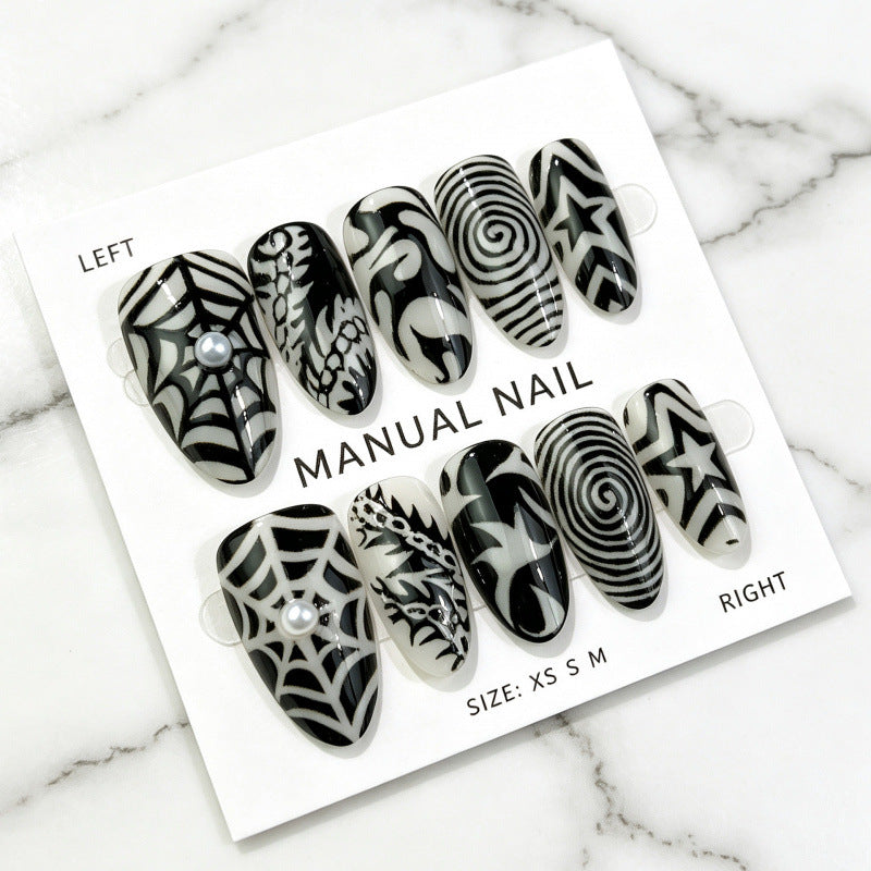 Künstlerisches manuelles Acryl-Nagelset