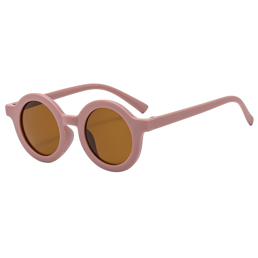 Damen ausgefallene runde Sonnenbrille Karnz