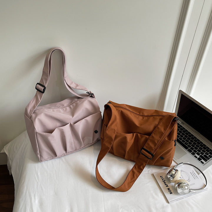 Stylische Mehrfachfach Schultertasche Karnz