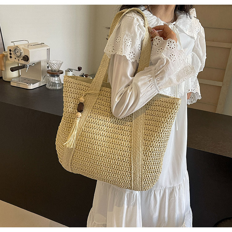 Gewebte Textur Strandtasche