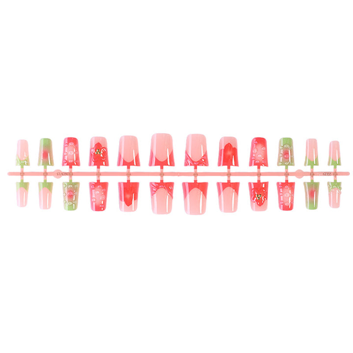 Kreatives dekoratives Press-On Nagelkunstset Karnz