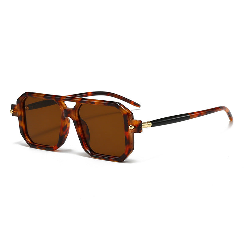 Damen oversized rechteckige Brille Karnz