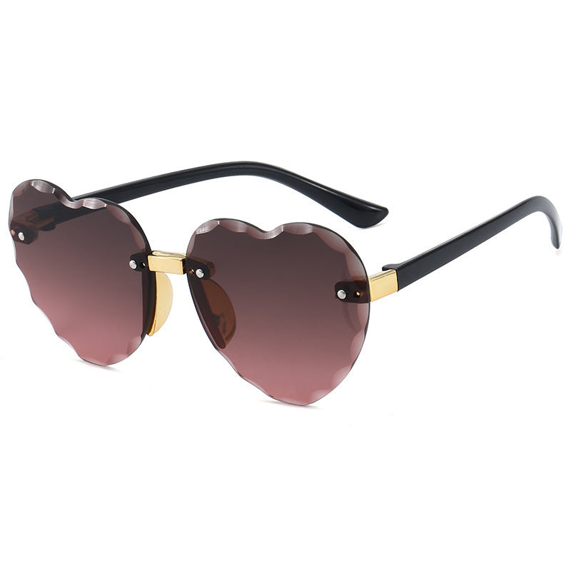 Damen Herzförmige Sonnenbrille Karnz