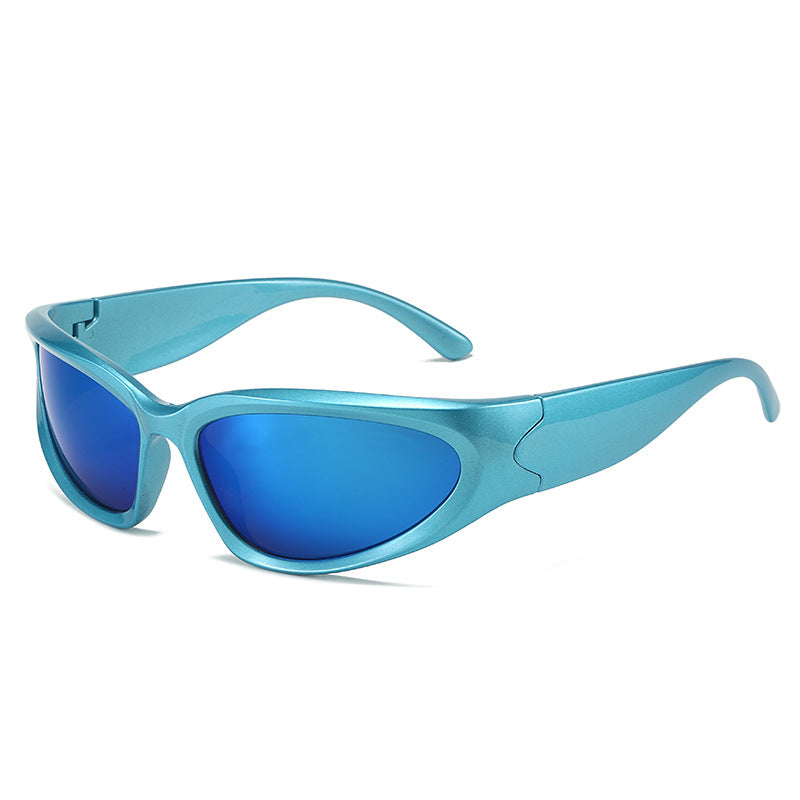 Damen sportliche Sonnenbrille mit ergonomischem Design und polarisierenden Gläsern Karnz