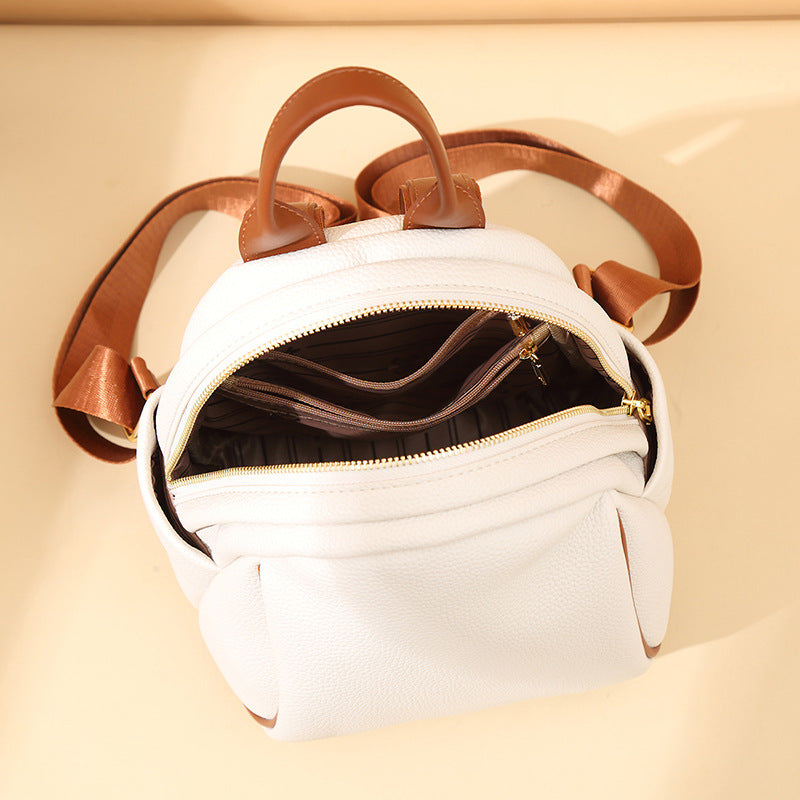 Stilvolles strukturiertes Mini-Rucksack Karnz