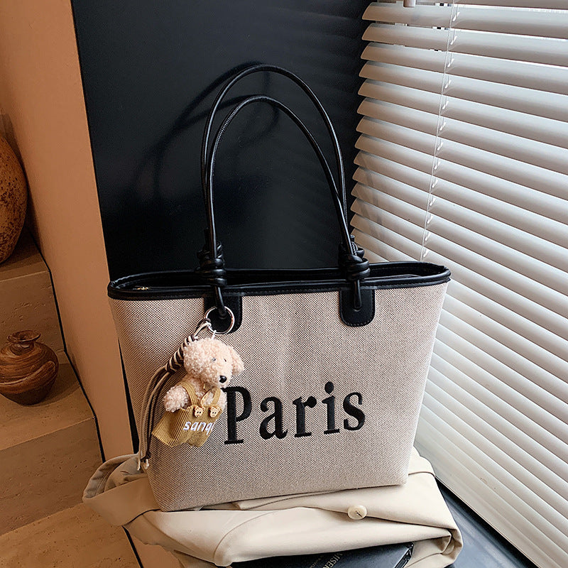 Elegante Paris Themen Handtasche Karnz