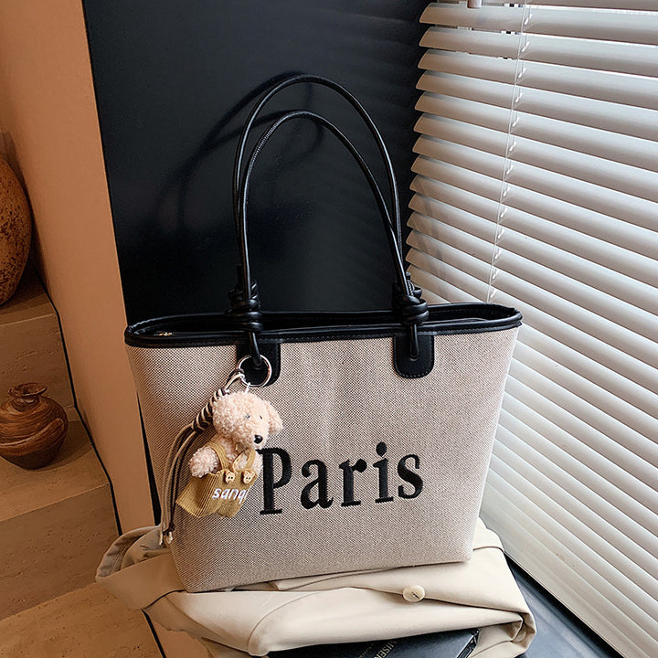 Elegante Paris Themen Handtasche Karnz