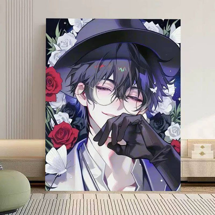 Künstlerischer Anime-inspirierter Wandkunstdruck Karnz