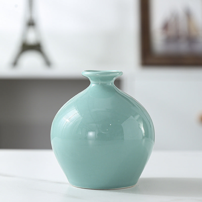 Elegante keramische Kunsthandwerk Vase Karnz