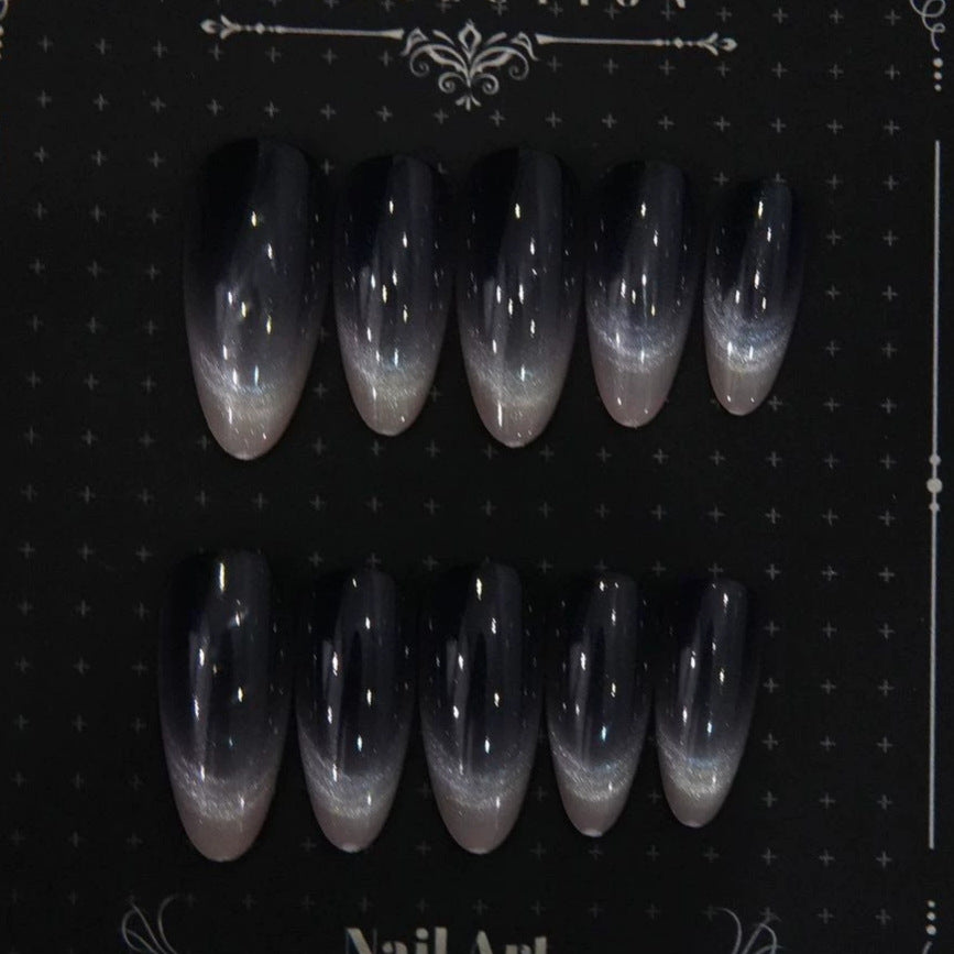 Ombre Stiletto Druck-Nageldesigns