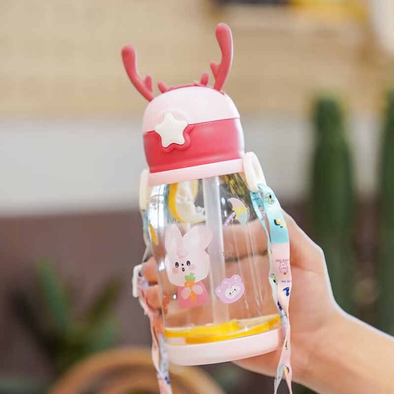 Damen Glas-Trinkflasche mit sicherem Deckel Karnz