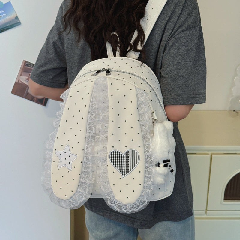 Süßer Plüsch-Rucksack mit Hasenohren Karnz