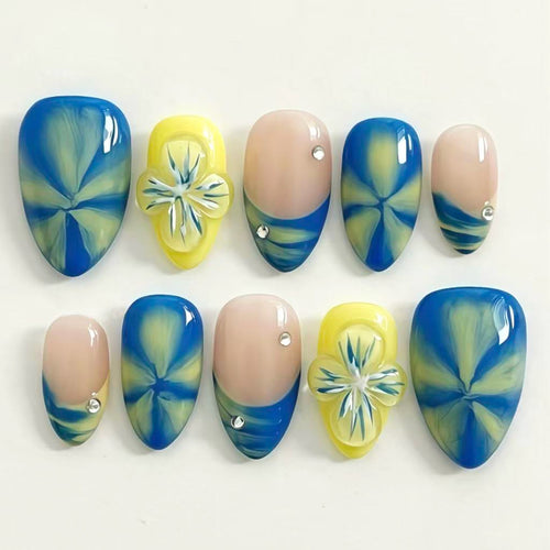 Künstlerisches Press-On Nail Set 1790745476