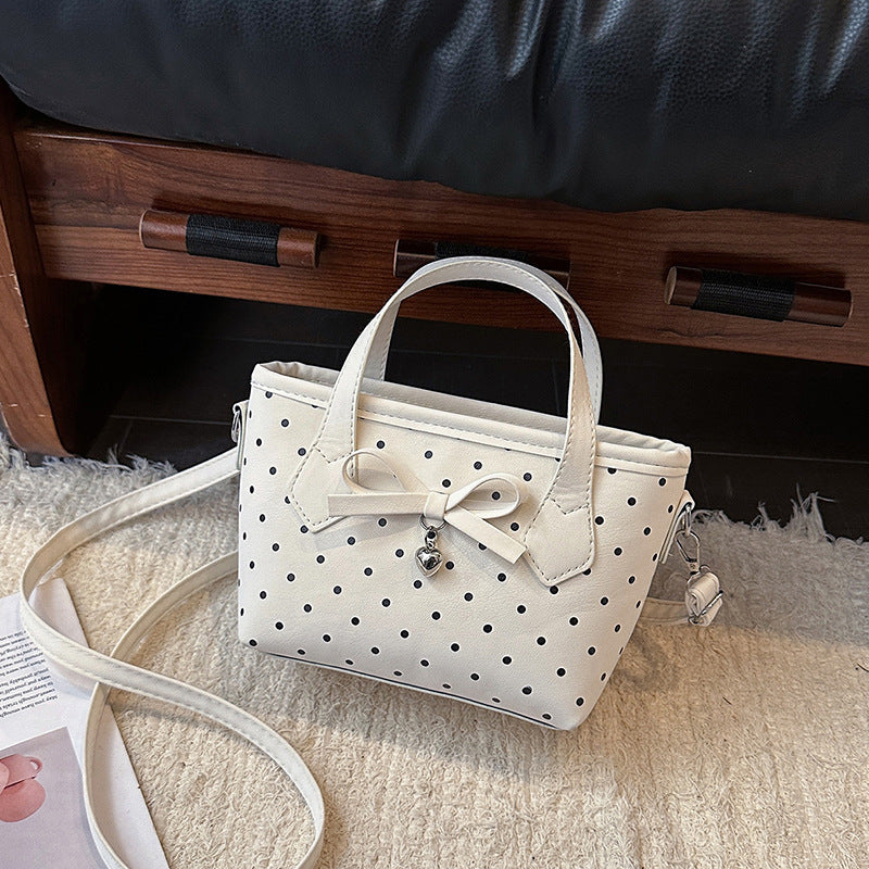 Punkte Mini Handtasche