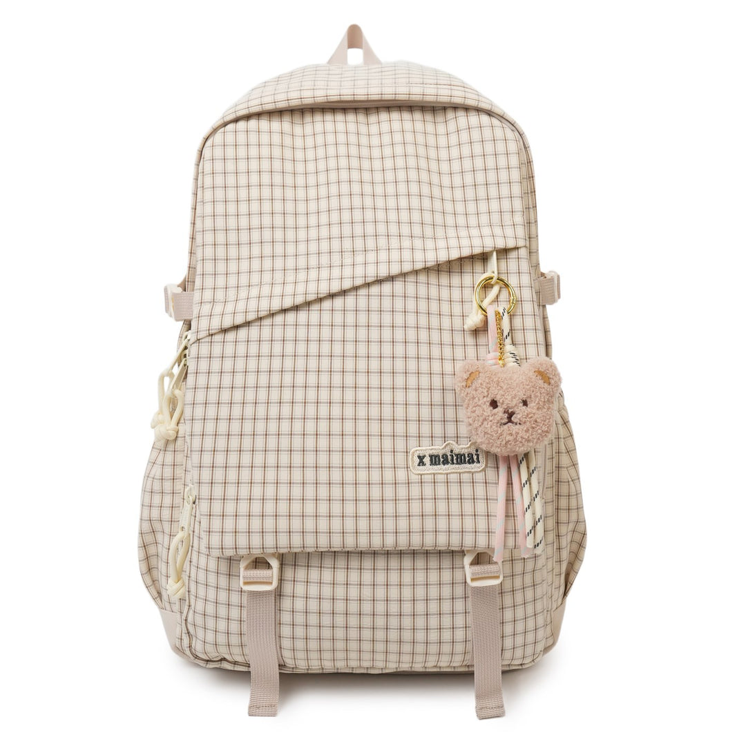 Stylischer Gittermuster-Rucksack Karnz