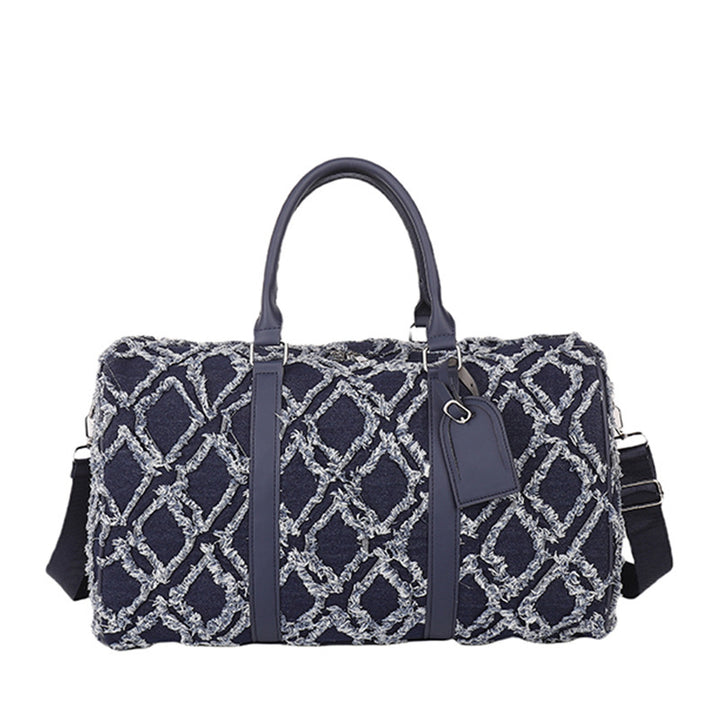 Strukturierter Muster Reise-Duffle-Bag Karnz