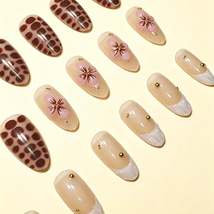 Floral Art Press-On Nail Tips Karnz