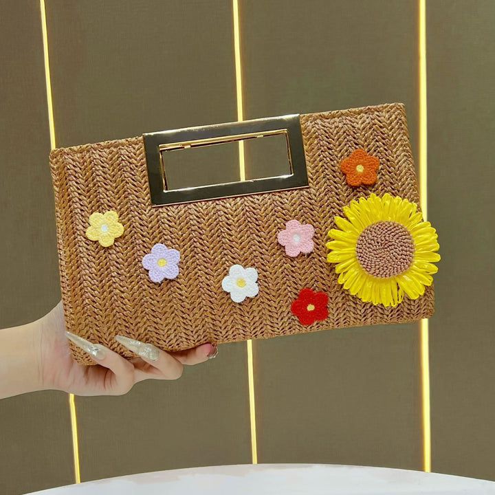 Dekorative Blumen-Handtasche
