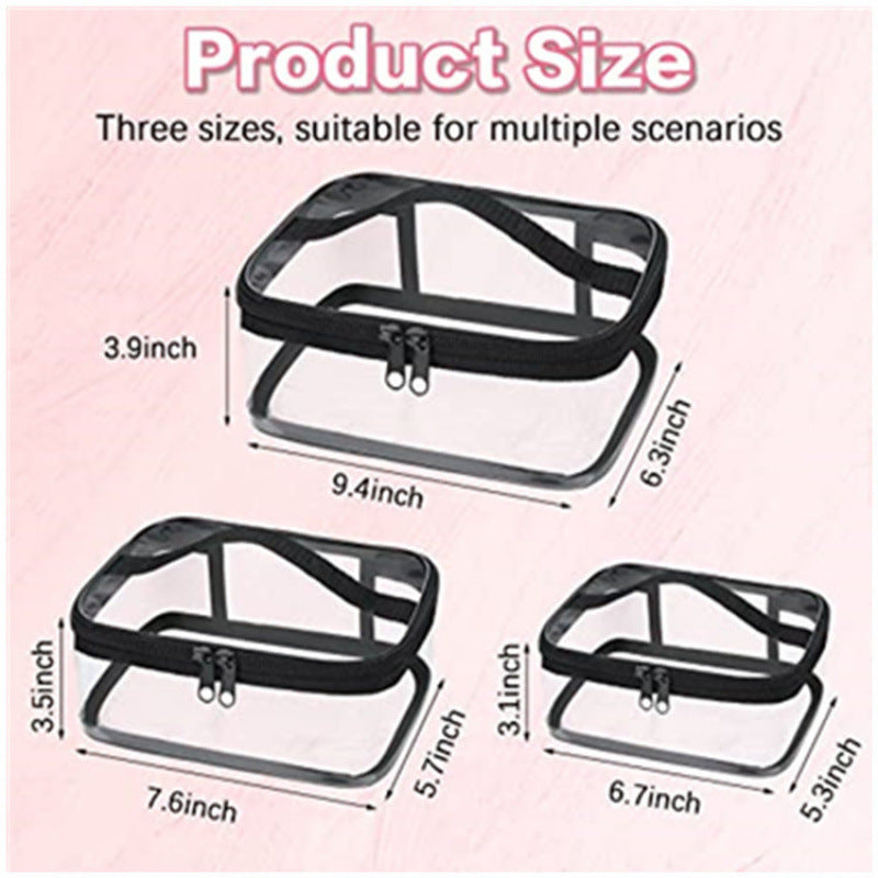 Transparente Kosmetik-Organizer Tasche Karnz