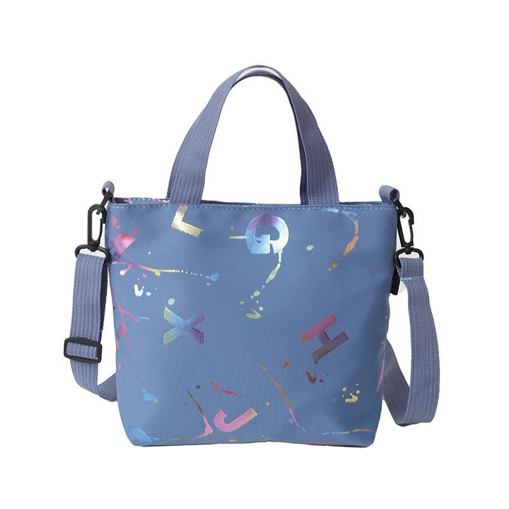WoArtistic gemusterte Mini-Tote-Bag Karnz