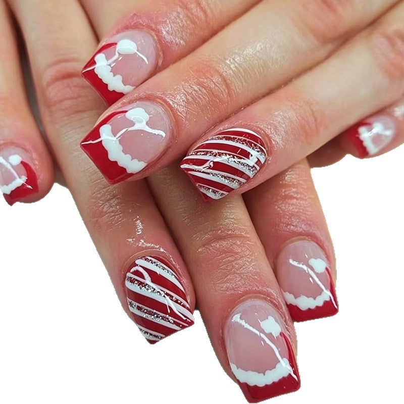 Festliches Urlaubs-Themen-Acryl-Nagelkunst-Enhancements Karnz