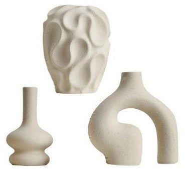 Künstlerisches abstraktes Keramikvasen-Set