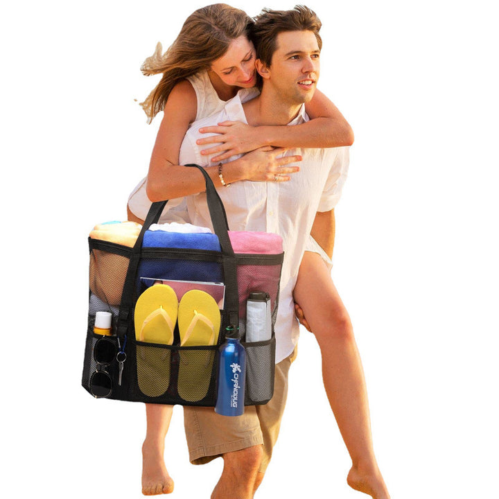 Strandtasche mit Atmungsaktivem Netzmaterial Karnz