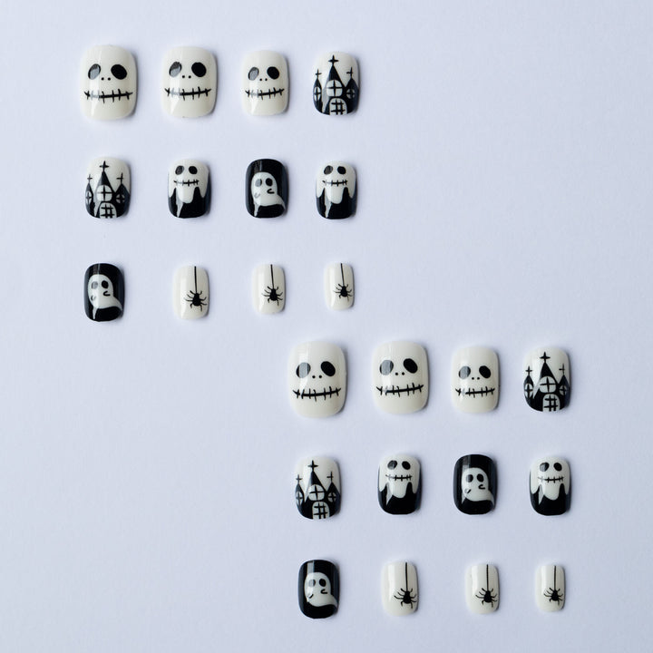 Halloween-Themen Gruselige Nagelkunst-Set