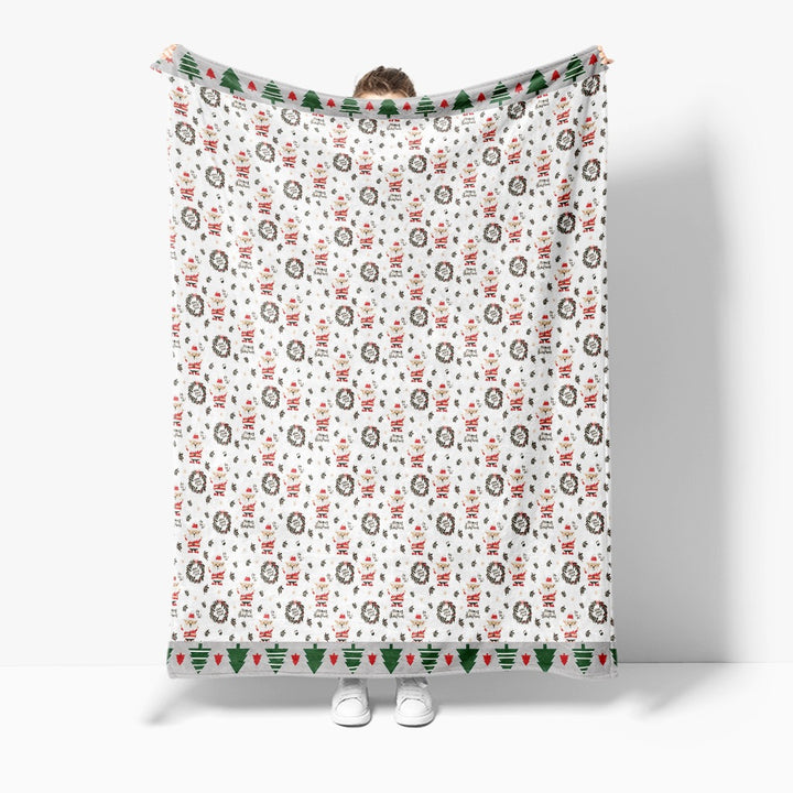 Festliche Feiertags-Fleece-Decke