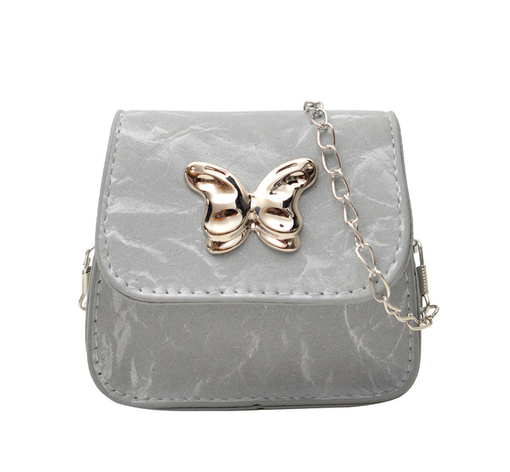 WoStylish Schmetterlingsverschluss Mini-Handtasche Karnz