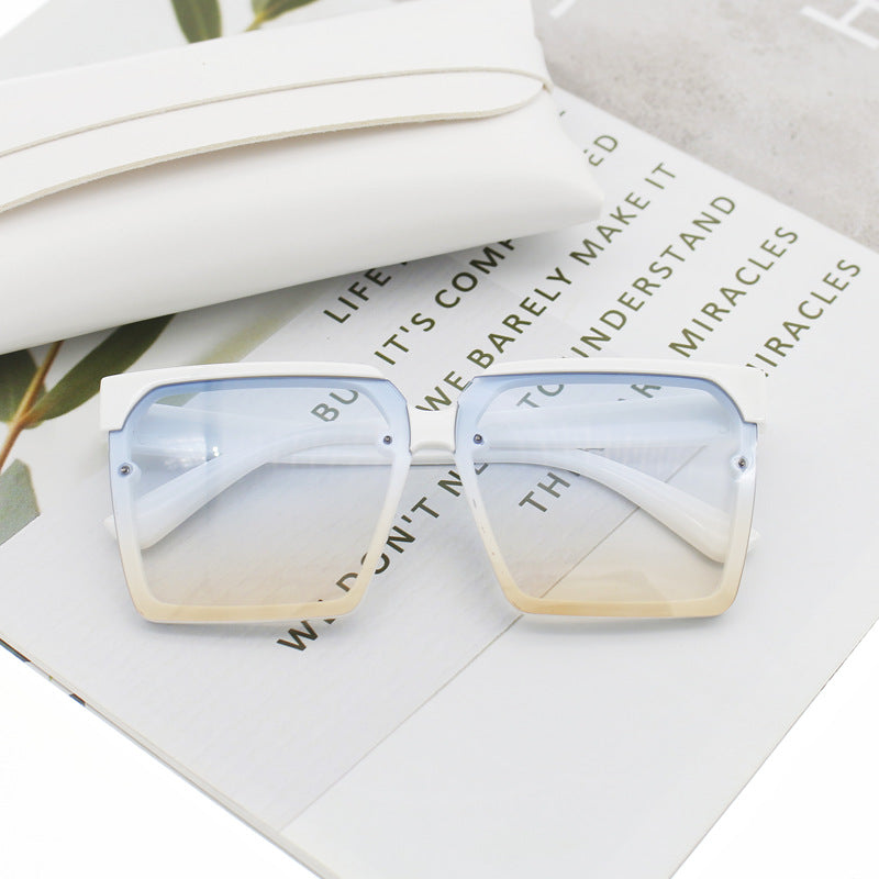 Damen große Geometrische Sonnenbrille Karnz