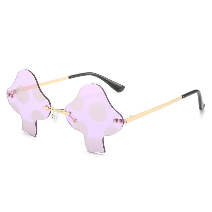Einzigartige Übergroße Polka Dot Rahmen Sonnenbrille Karnz