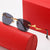 Damen modische Sonnenbrille mit asymmetrischem Rahmen und komfortablen Nasenpads Karnz