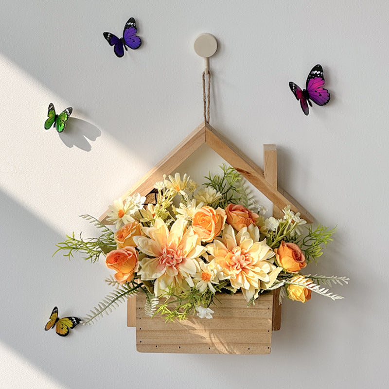 Dekorative Wandbehang Blumenarrangement