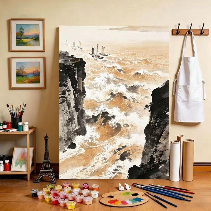 Scenic River Canvas Art Print Karnz