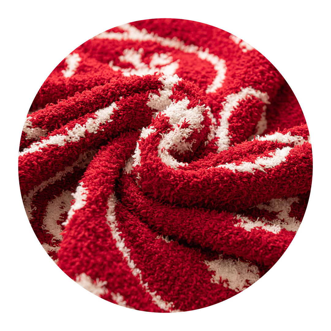 Gemütliche Fleecedecke
