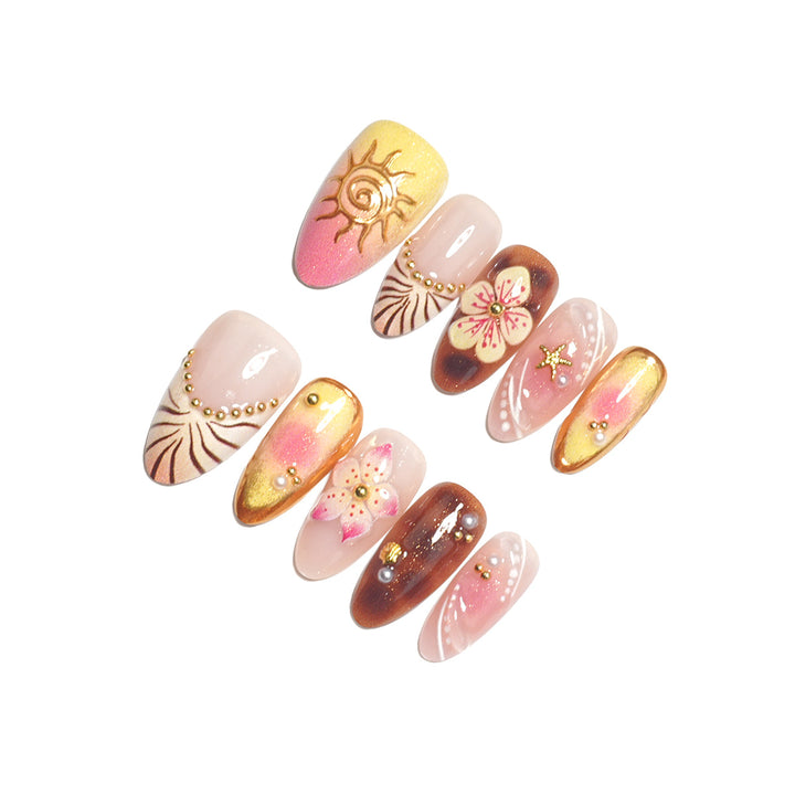 Künstlerisches Nagelkunst-Set mit Zubehör